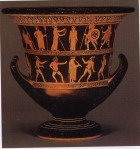 red-figured volute krater